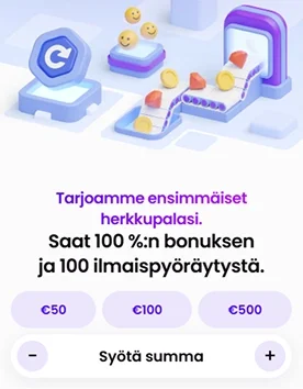 Trickz Casino etusivu mobiilinäkymässä